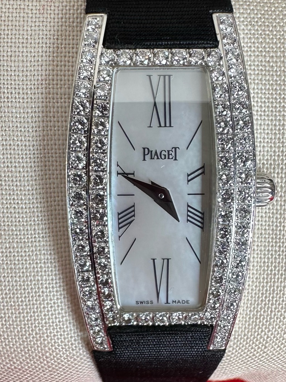 Piaget Limelight Ref. 54035 18K White Gold Factory Diamond Cal. 59P Quartz